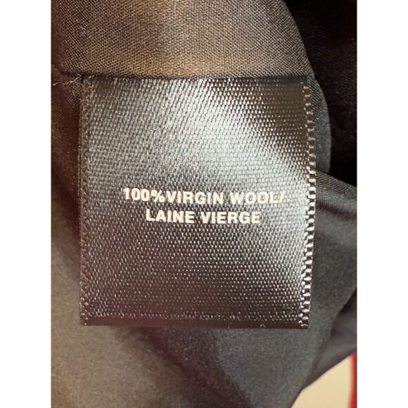 Lafayette 148 Women's Petite Size 12 Red Wool Blazer Jacket Holidays EUC - Picture 5 of 5